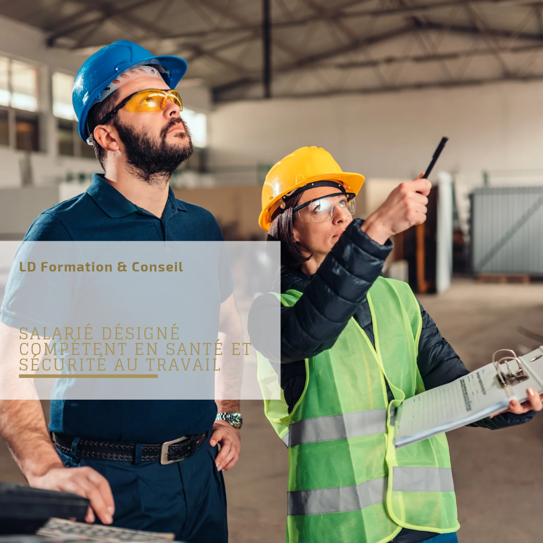 Formation salarié désigné compétent en santé et sécurité au travail, situation de formation en entreprise