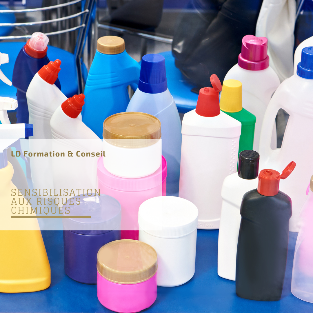 Formation sensibilisation aux risques chimiques — situation de formation en entreprise