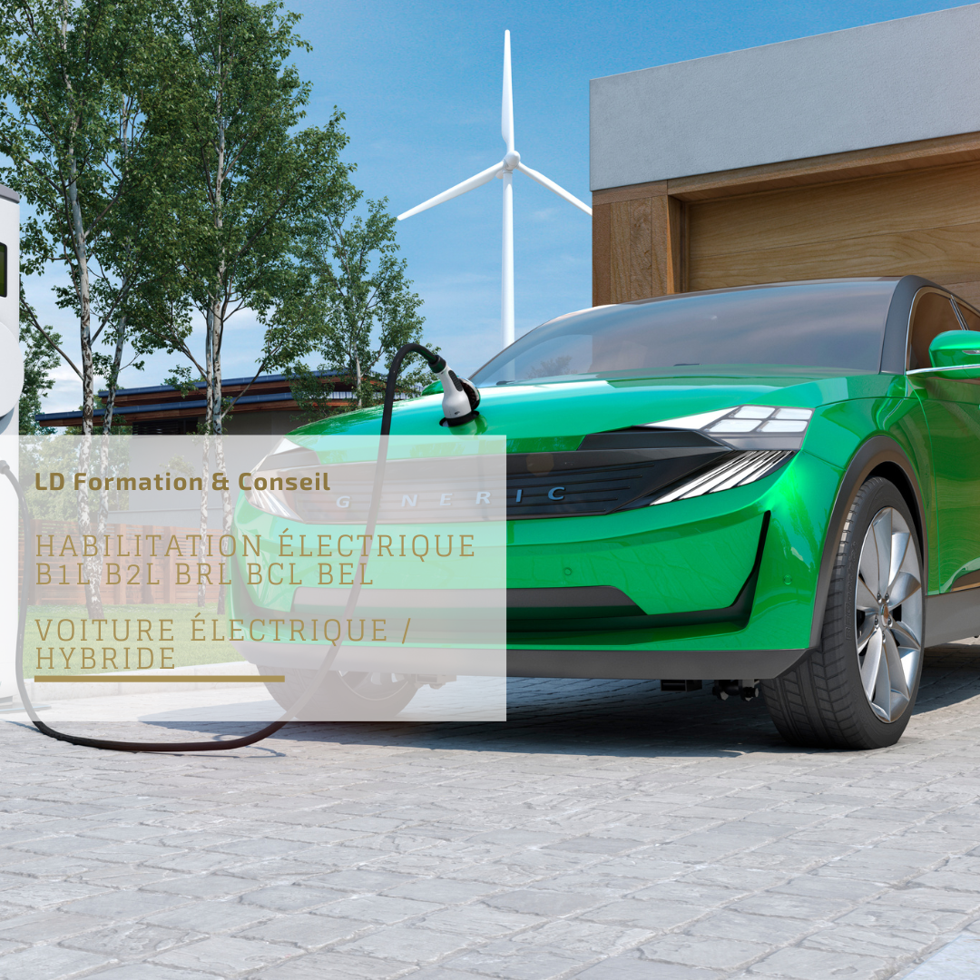 Formation habilitation électrique b1l b2l brl bcl bel - voiture électrique / hybride — situation de formation en entreprise